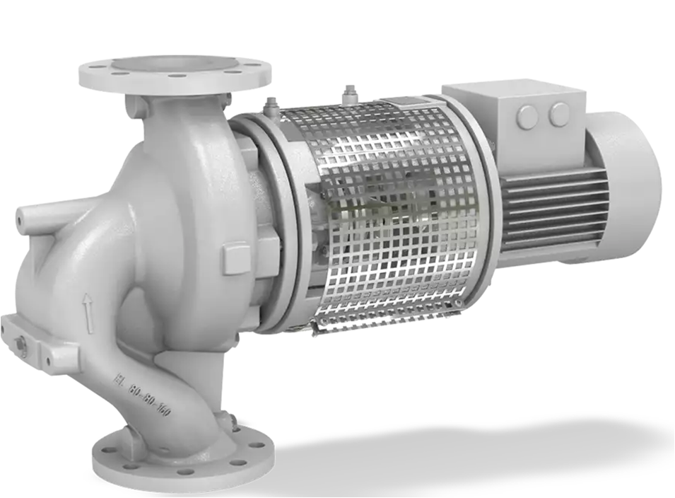 Vertical pipeline hot water and oil pump - Italine SYT